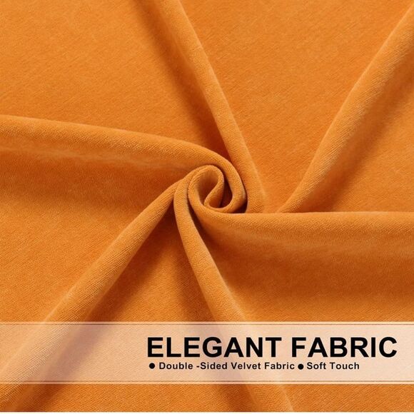 ELKCA Double-Sided Velvet Waterfall for Living Room,Rod Pocket(W59,1 Panel) - Picture 3 of 6